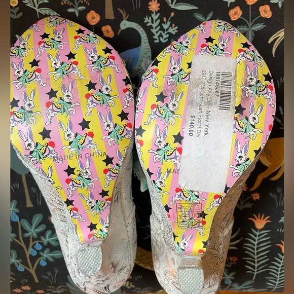 Irregular Choice Cortesan Floral Heels size 5.5 - Picture 5 of 7